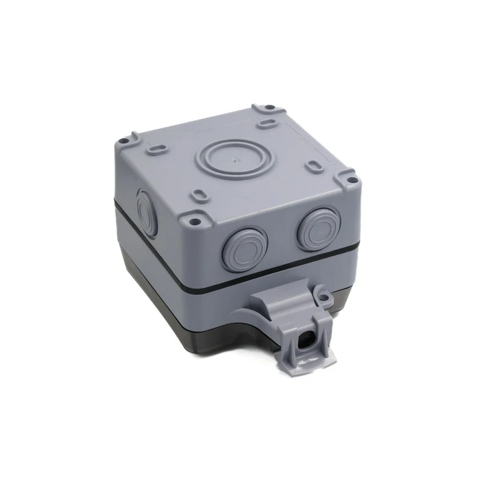 Equip 1-Port Keystone Surface-Mount Outdoor Box (unshielded), Gray