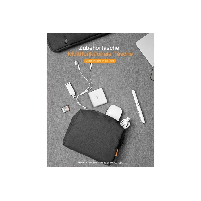 inateck Θήκη Laptop 13" Ultralight με Θήκη Αξεσουάρ (LB01005_black)