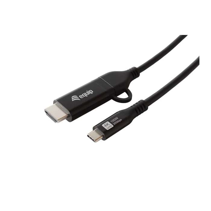 Equip Καλώδιο HDMI (male) σε USB-C (male) 1m Μαύρο