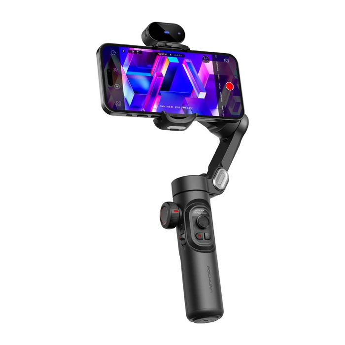Aochuan Xe Gimbal Κινητού με 3.5 ώρες λειτουργίας Μαύρο