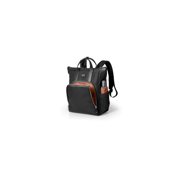 Port (Port Designs) Muse 16" ECO Laptop Rucksack with Pouch, Black