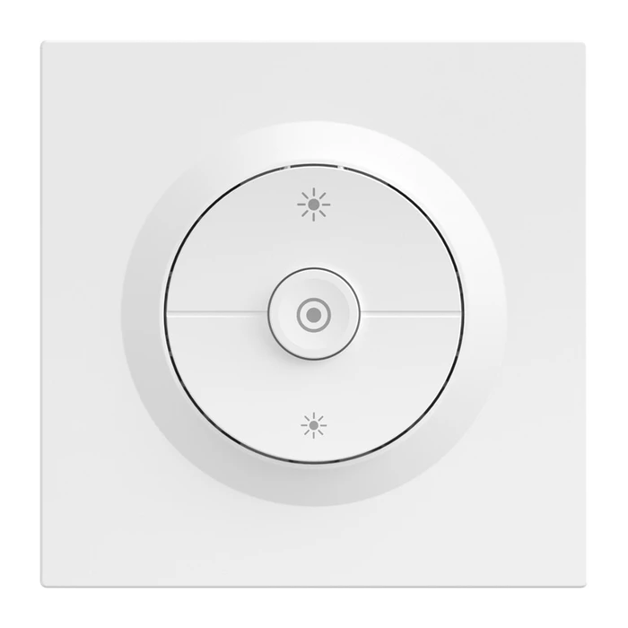 Sonoff Orb-ZBDIM Χωνευτός Διακόπτης Dimmer με Πλαίσιο LED Μπουτόν 400W σε Λευκό Χρώμα