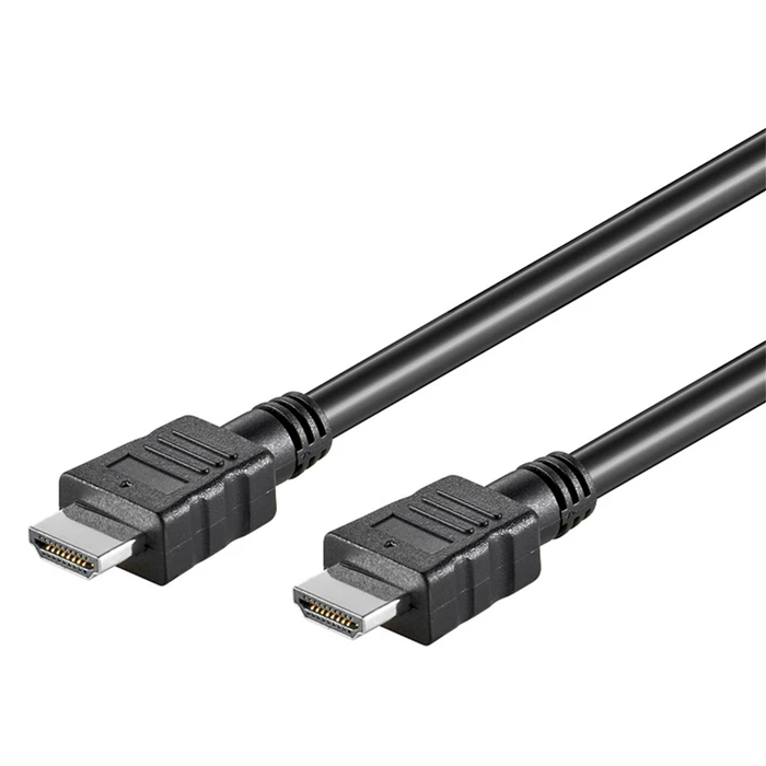 Καλώδιο HDMI Goobay 58443 με Ethernet, 4K/30Hz, 10.2Gbps, 5m, μαύρο