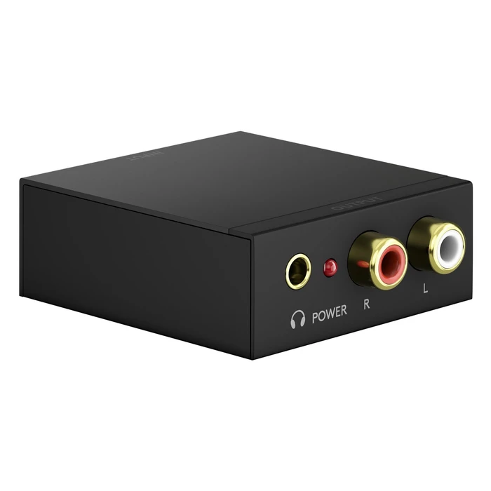 Αντάπτορας Ήχου Goobay μετατροπέας ήχου 58493, Coaxial/Toslink σε 2x RCA, μαύρος