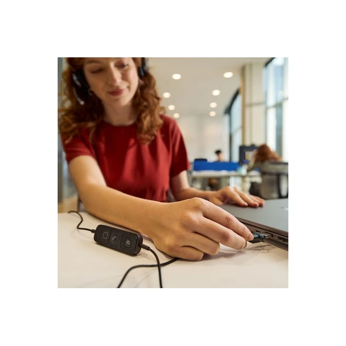Poly Mission 625 Στερεοφωνικό USB ακουστικό με μικρόφωνο (USB‑C/USB‑A) — bulk συσκευασία