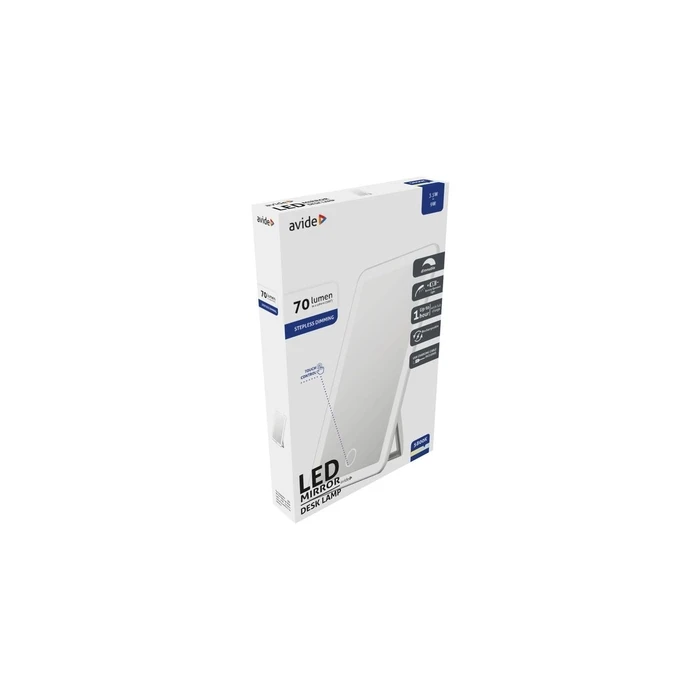 Avide LED φωτιζόμενος καθρέφτης μακιγιάζ 3.5W (Adapter)