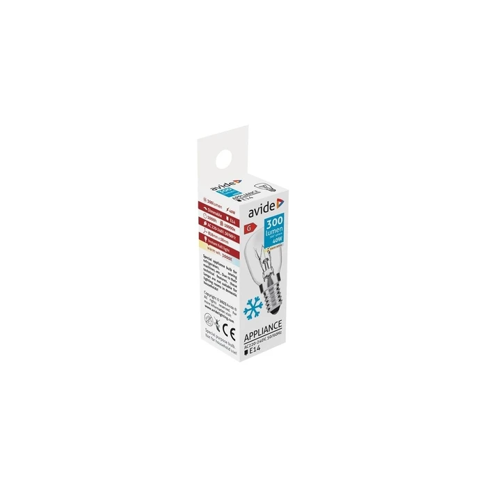 Avide Halogen Bulb 300 lm 40W E14 Warm White 3000K (ARCB14WW-40W)