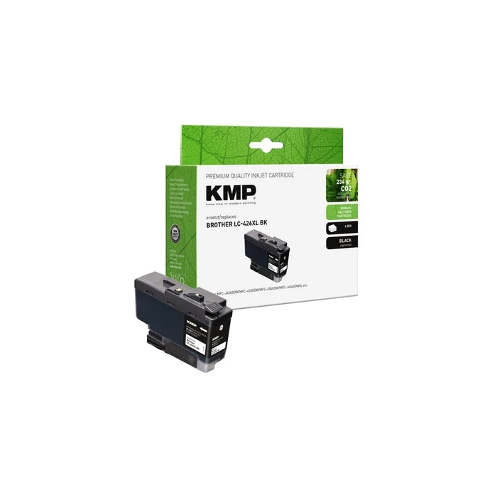 KMP Πατρόνα Brother LC426XLBK Μαύρη 6000 Σελίδες Ανακατασκευασμένη