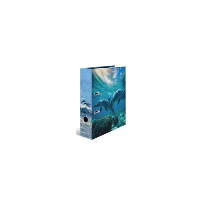 HERMA A4 Cardboard Ring Binder - Dolphins (Animals series)