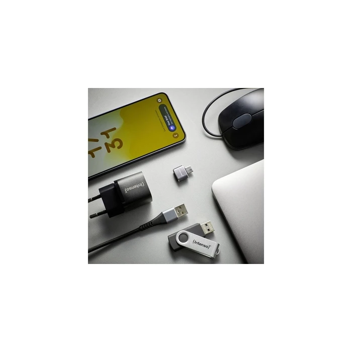 Intenso 3-pack USB-A to USB-C Adapter C480C, Aluminium