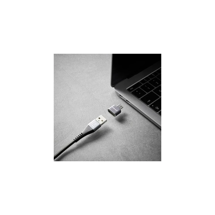 Intenso 3-pack USB-A to USB-C Adapter C480C, Aluminium