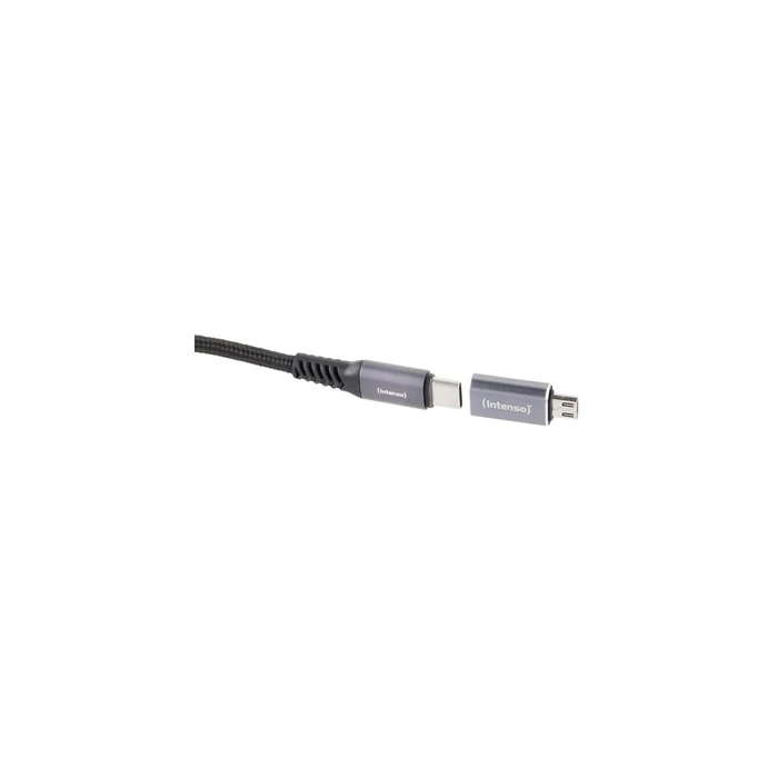 Intenso 3-pack USB Adapter USB‑C to Micro‑USB C480M Aluminum (Anthracite)