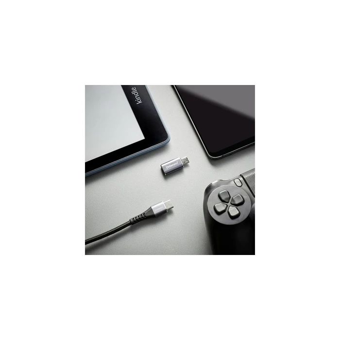 Intenso 3-pack USB Adapter USB‑C to Micro‑USB C480M Aluminum (Anthracite)