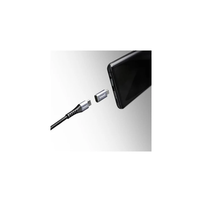 Intenso 3-pack USB Adapter USB‑C to Micro‑USB C480M Aluminum (Anthracite)