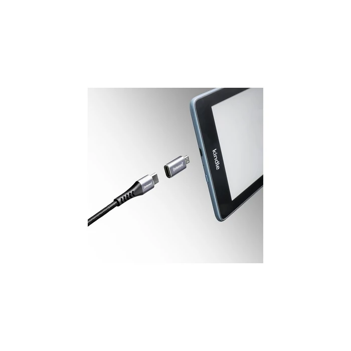 Intenso 3-pack USB Adapter USB‑C to Micro‑USB C480M Aluminum (Anthracite)