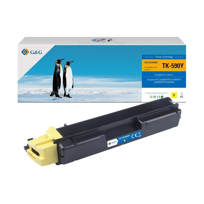 G&G Toner συμβατό με Kyocera TK590Y / 1T02KVANL0 (Κίτρινο)