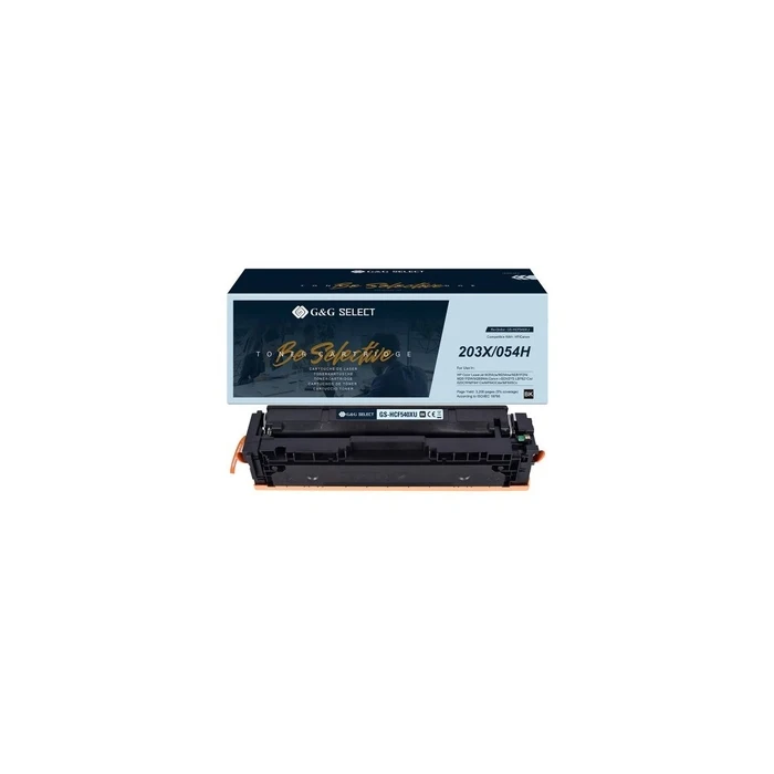 G&G Select Toner συμβατό με HP 203X/CF540X - Μαύρο (Υψηλής χωρητικότητας) - SKU 588070, MPN 21157