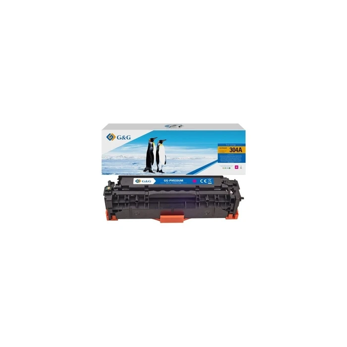 G&G Compatible Toner Cartridge - Magenta - Compatible with HP 304A / CC533A / CE413A / CF383A and Canon CRG-118/718 - 2800 pages - SKU 588120