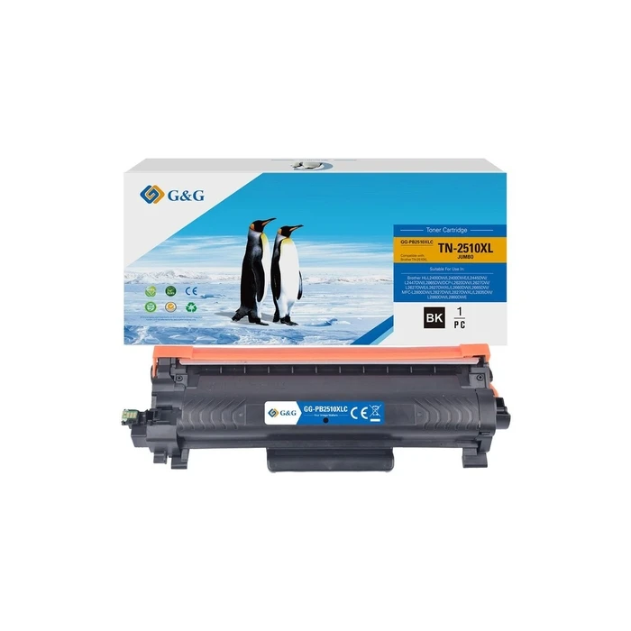 G&G Toner compatible with Brother TN2510XXL - Black