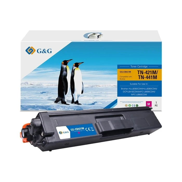 G&G Compatible Toner Cartridge for Brother TN-421M - Magenta (MPN: 14301)