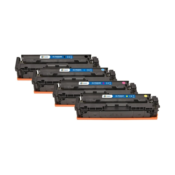 G&G Toner συμβατό με HP 203A Μαύρο Κυανό Μαγέντα Κίτρινο