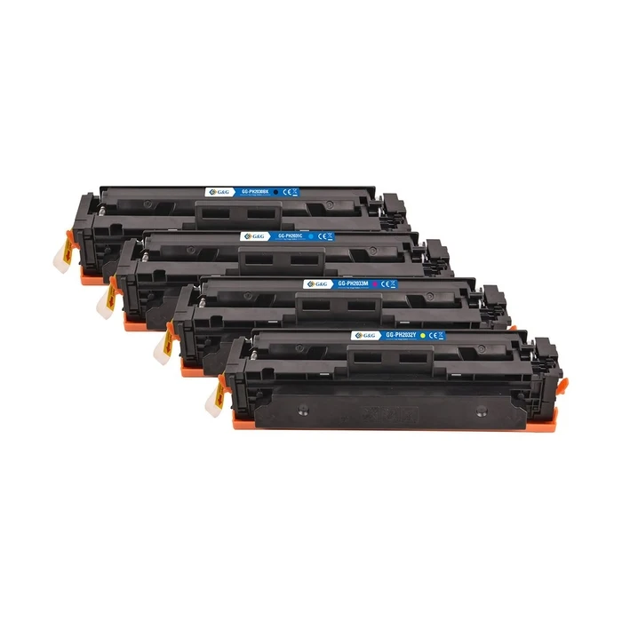 G&G Toner 4er Multipack HP 415A (replaces W2030A/W2031A/W2032A/W2033A) - BK/C/M/Y