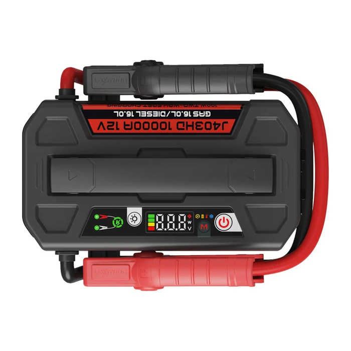 Lokithor J403HD Portable Car Jump Starter 64000mAh with Power Bank, USB, Flashlight 12V