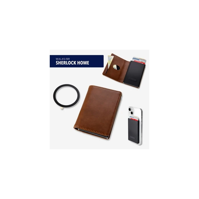 TROIKA 2-in-1 Wallet SHERLOCK HOME (Brown)