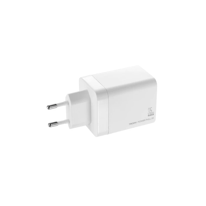 TROIKA Power Pull 35 USB Charger (CHA35/WH)