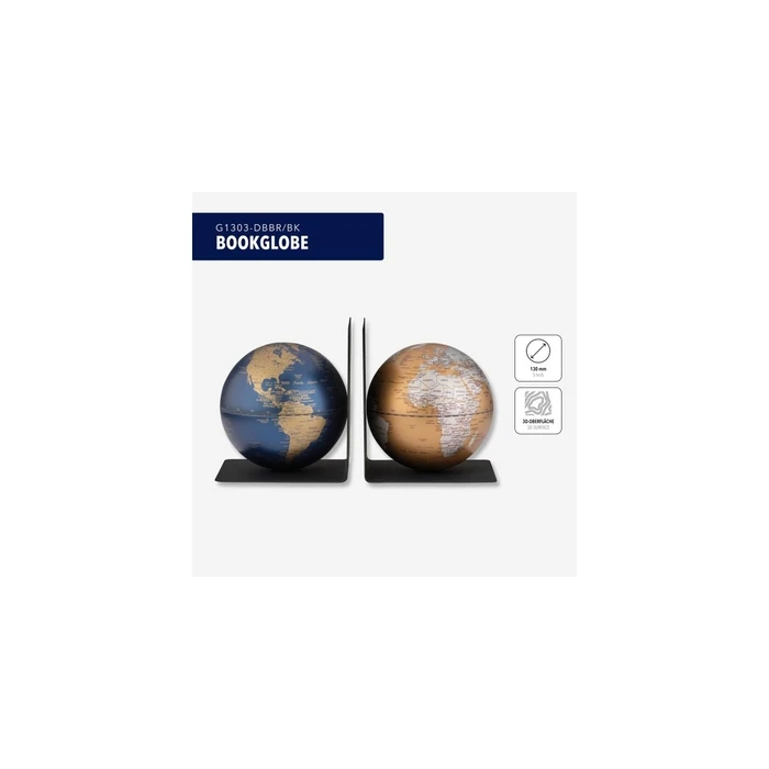 TROIKA Globen-Set BOOKGLOBE (BookGlobe Bookends Set)