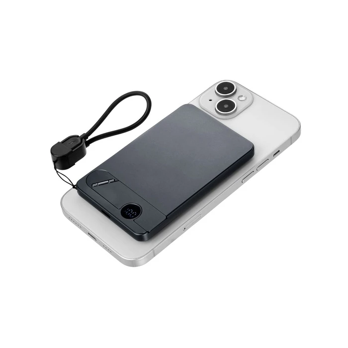TROIKA Powerbank STROMKONSERVE 5 (5000 mAh, MagSafe-compatible, 15W wireless / 20W USB-C PD)
