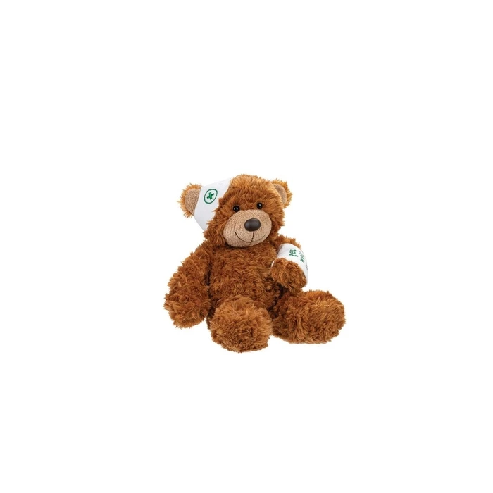 Aurora Bonnie Καφέ Αρκουδάκι «Get Well Soon» 23cm