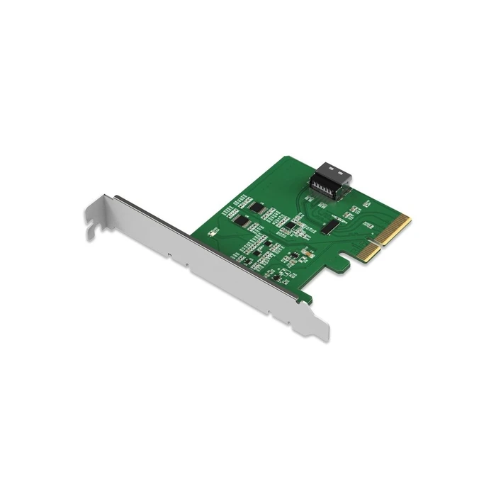 IcyDock MCIO 4i to PCIe 5.0 x4 Adapter with Redriver (MB408A5) - NVMe SSD Adapter Card