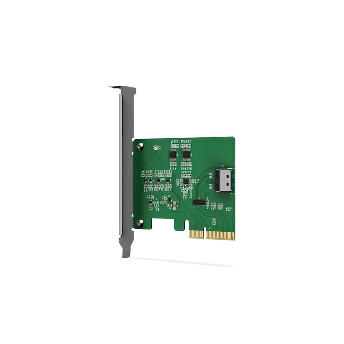IcyDock MCIO 4i to PCIe 5.0 x4 Adapter with Redriver (MB408A5) - NVMe SSD Adapter Card