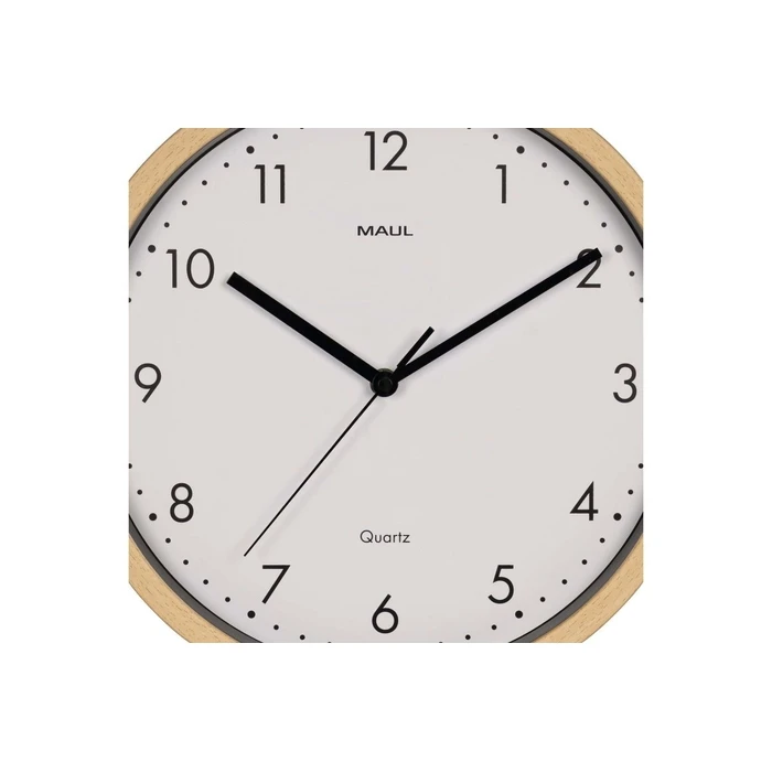 Ρολόι τοίχου MAUL MAULgrain, 30 cm, Quartz, χωρίς μπαταρία, όψη ξύλου