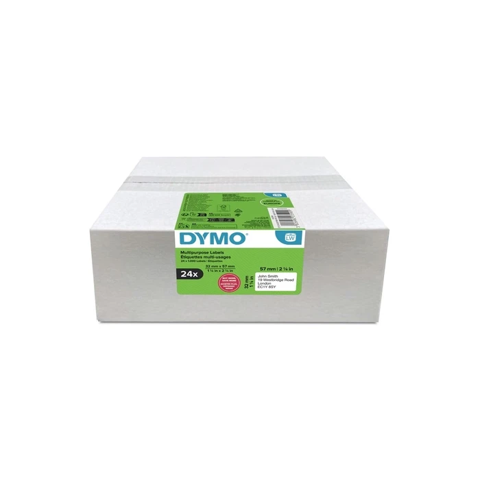 Dymo 2223590 Αυτοκόλλητες Ετικέτες σε Ρολό για Εκτυπωτή Ετικετών 32x57mm 24τμχ