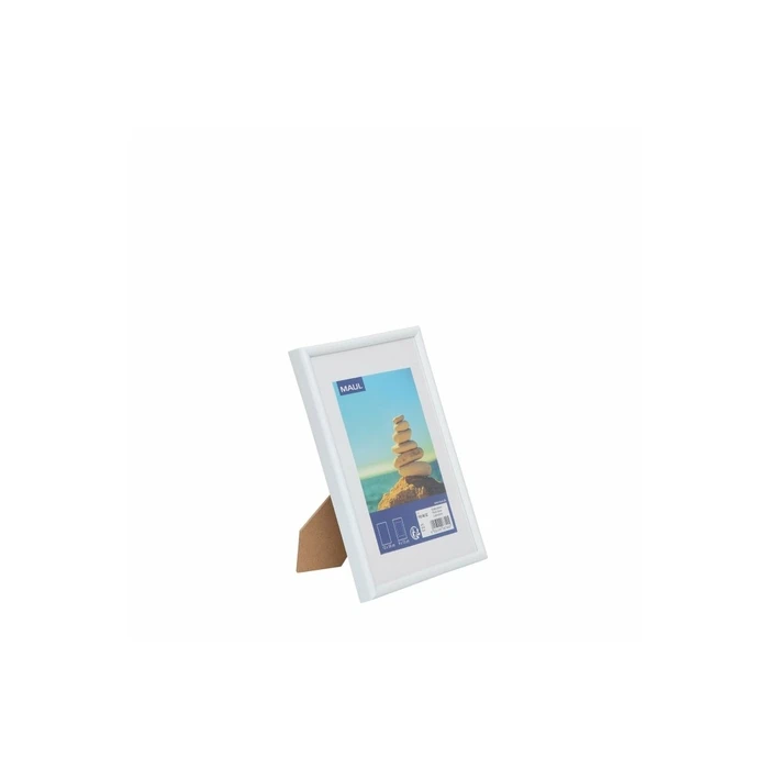 Maul Plastic Photo Frame, White Frame (Model 1934802)