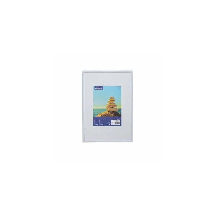 MAUL MAULart Plastic Picture Frame, 21 x 30 cm, White