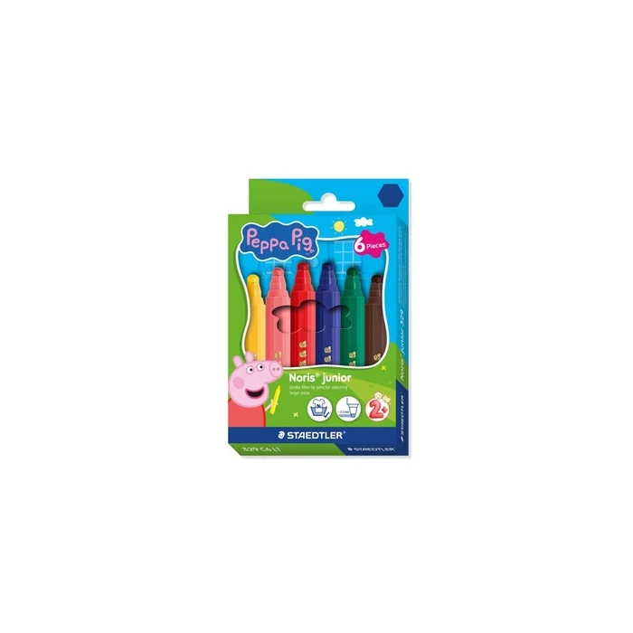 STAEDTLER Noris junior Fasermaler NJ Peppa 6-pack