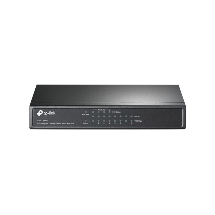 TP-LINK TL-SG1008P v1 - Unmanaged L2 PoE Switch, 8 θύρες Gigabit (1Gbps), 802.3af