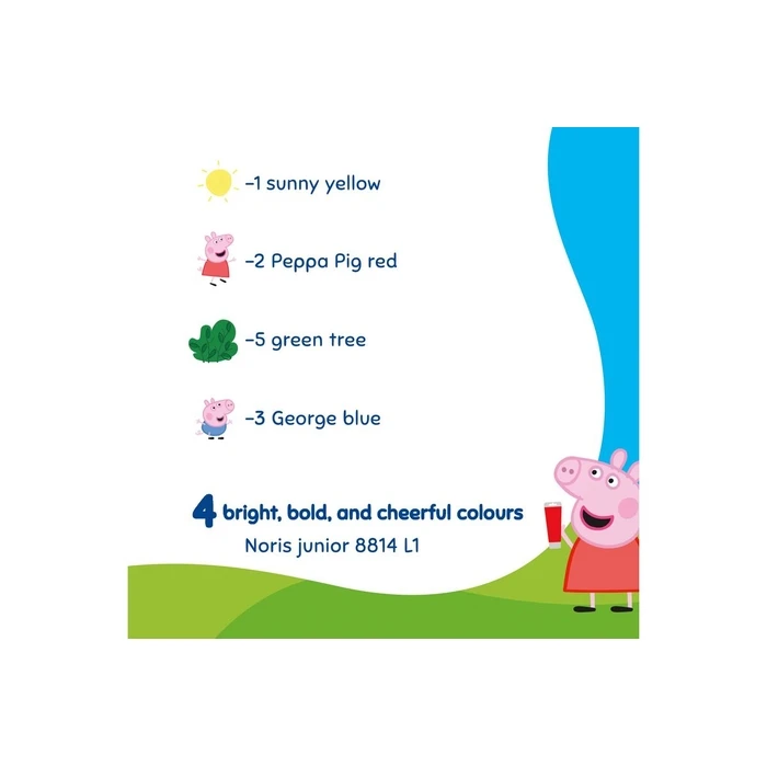 STAEDTLER Noris Junior Peppa Finger Paints 4 pcs 75 ml (8814 L1)