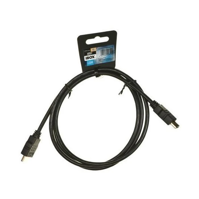 Καλώδιο HDMI iBox ITVFHD0115 1.5 m Type A (Standard) Black