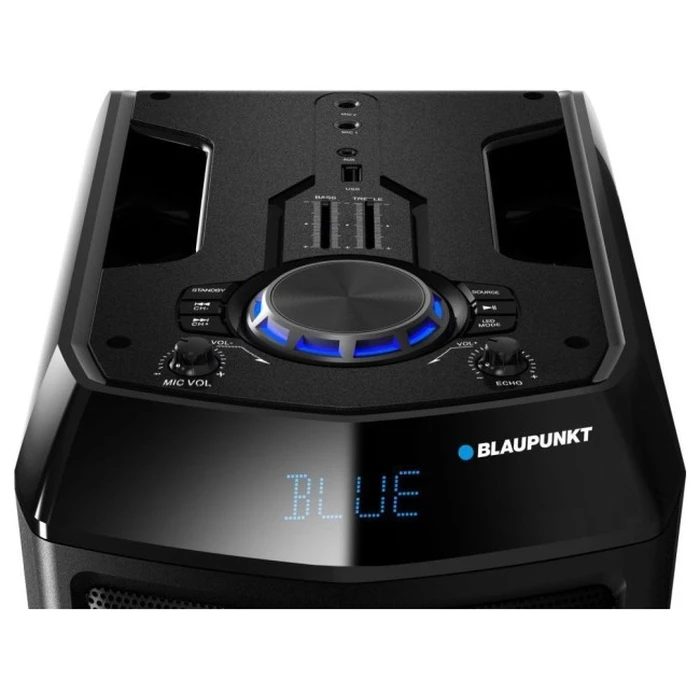 Blaupunkt PS05.2DB Karaoke Speaker with Wireless Microphone and Light Effects (Black)