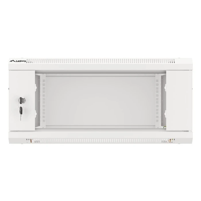 LANBERG Επιτοίχια Ντουλάπα Rack 19" 4U WF01-6604-10S, 600x600x290 mm, Γκρι (RAL7035)