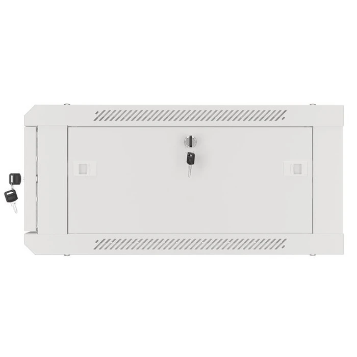 LANBERG Επιτοίχια Ντουλάπα Rack 19" 4U WF01-6604-10S, 600x600x290 mm, Γκρι (RAL7035)