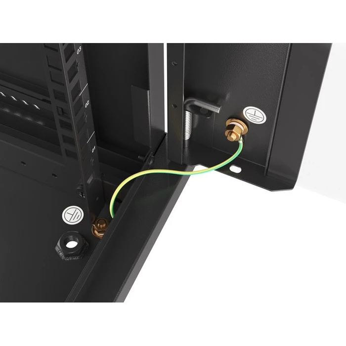 Lanberg ντουλάπα rack τοίχου 19" 6U 600x600 mm μαύρη (WF01-6606-10B)