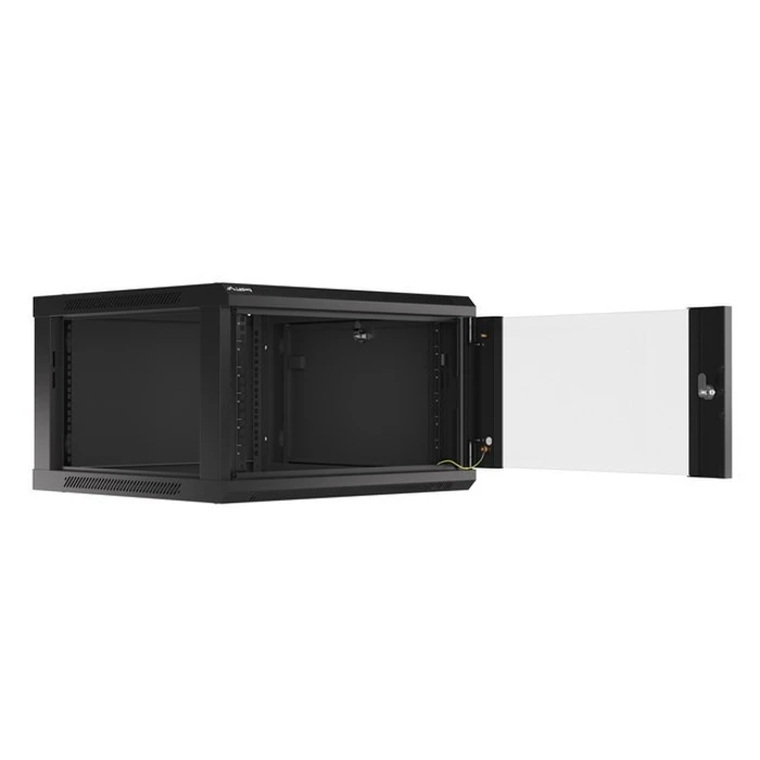 Lanberg ντουλάπα rack τοίχου 19" 6U 600x600 mm μαύρη (WF01-6606-10B)