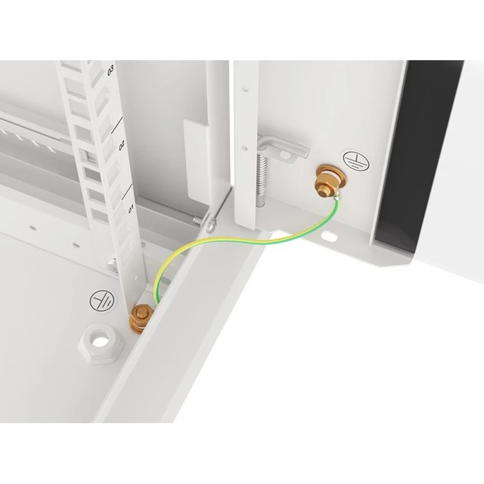 Lanberg Τοίχου Rack 19" 9U 600x450 mm Γκρι (WF01-6409-10S)