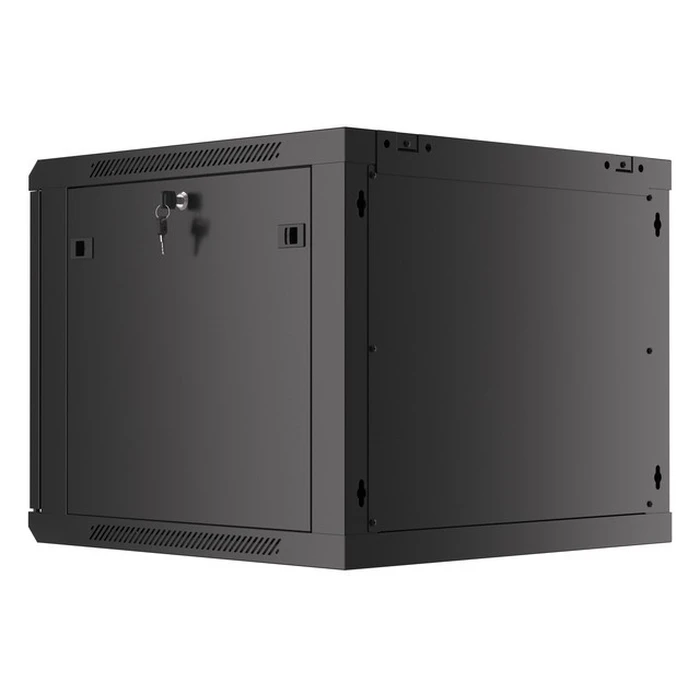 Lanberg 19" Wall-Mount Rack Cabinet 9U 600x600 mm Black (WF01-6609-10B)