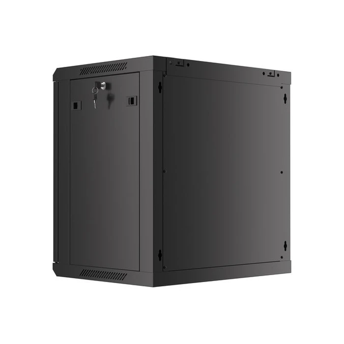 LANBERG 19" Wall-Mount Rack Cabinet 12U 600x450 mm Black (WF01-6412-10B)